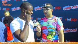 NYCC2015  Underground  Aldis Hodge Interview [upl. by Arst]