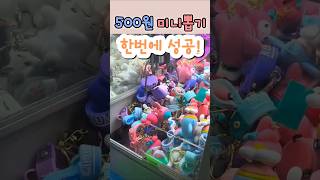 미니뽑기 마이멜로디 키링 500원 넣고 한번에 성공 But  My Melody Succes 미니뽑기 키링뽑기 마이멜로디 [upl. by Zink]