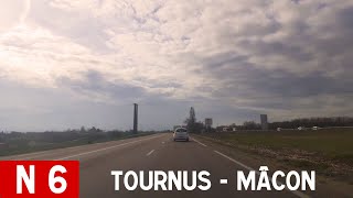 N6  Tournus  Mâcon France Timelaps [upl. by Maighdiln699]