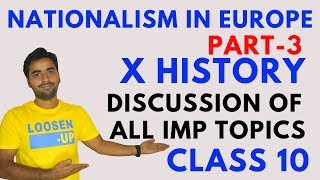 NATIONALISM IN EUROPE PART 3  CLASS 10 CBSE HISTORY CHAPTER 1 [upl. by Charissa724]