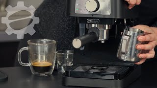 DeLonghi Stilosa EC260 Espresso Machine  Crew Review [upl. by Nnauol383]