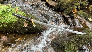 The Samurai Challenge Forging a 1000 layer Damascus steel KATANA [upl. by Eednac]