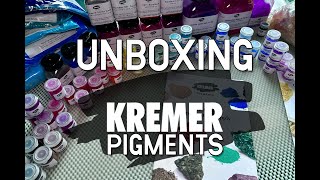 Kremer Pigments Unboxing [upl. by Bahe]