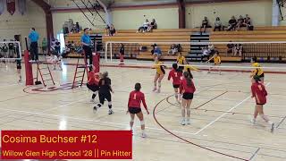 Cosima Buchser 28 Pin Hitter Highlights from Bulldog Tournament [upl. by Akinal897]