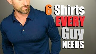 6 Long Sleeve Shirts EVERY Guy NEEDS In His Wardrobe Mens Style Essentials [upl. by Ardnaek107]