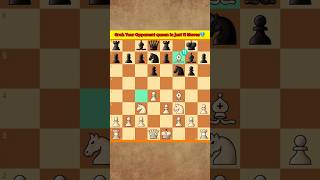 Brilliant Bishop Sacrifice💎 Chess tactics  Chess trap  how to play chess  chess gambit  shorts [upl. by Ellasal]