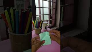 Lets make a small organiser craft craftideas artandcrafts shorts youtubeshorts [upl. by Ateiluj]