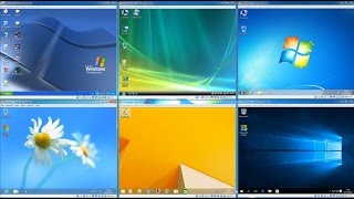 Having A Look At Microsoft Windows XP Vista 7 8 81 amp 10 [upl. by Amis]