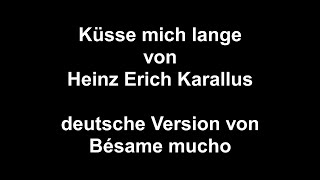 Küsse mich lange Andrea Bocelli Cover von quotBésame Muchoquot [upl. by Fricke729]