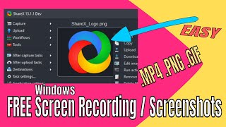 Free Screen Capture Tool SHAREX Windows Screen RecordingScreenshots MP4 PNG GIF [upl. by Ranee]