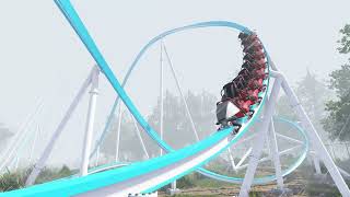 ThunderStriker  RMC Raptor  Nolimits 2 Coasterpete raptor track kit [upl. by Dreda166]