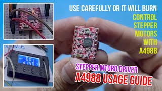 Learn to use A4988 Stepper Motor Driver [upl. by Carlile17]