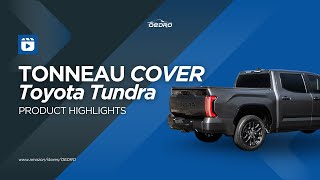 OEDRO Soft Trifold Truck Bed Tonneau Cover Compatible with 20222024 Toyota Tundra oedroautoparts [upl. by Tierza]