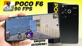 POCO F6 BGMI Review 90 FPS 🚀 [upl. by Navert]