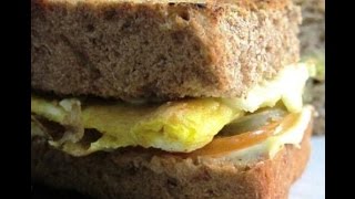 Resep Cara Membuat Sandwich Isi Daging Asap [upl. by Ynotna]