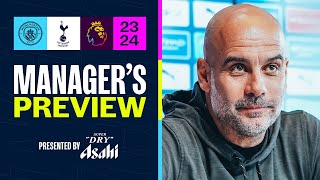 PEP GUARDIOLA  Press Conference  City v Tottenham  Premier League [upl. by Alema]