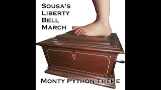 Liberty Bell March on 1902 Regina 155quot Double Comb Music Box  Monty Python Intro [upl. by Anerol]