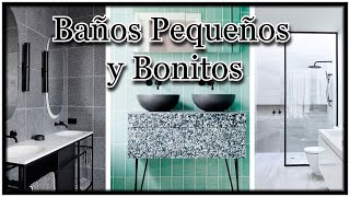 IDEAS DE DECORACION PARA BAÑOS PEQUEÑOS Y BONITOS [upl. by Ettesyl788]