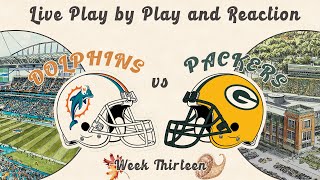 Dolphins vs Packers Live Play by Play amp Reaction [upl. by Adnirol837]