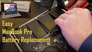 DIY MacBook Pro Battery Replacement [upl. by Paza]