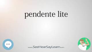 pendente lite 🔊 [upl. by Armilla]