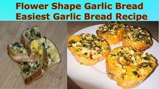 Flower cheese garlic breadGarlic bread recipe [upl. by Tehc77]