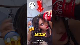 COCACOLA SUI CAPELLI  PERCHÉ LO FANNO TUTTI 😱 curiosità [upl. by Dorella]