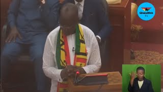 Livestreamed Finance Minister Ken OforiAtta presents 2023 budget in parliament [upl. by Chaney672]