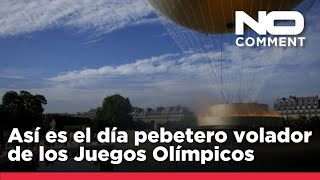 NO COMMENT Así es el día a día pebetero volador de los Juegos Olímpicos de París 2024 [upl. by Droc]