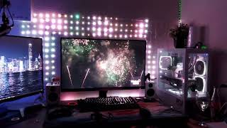 SignalRGB Desk Setup with Twinkly lights  no audio because DMCA sucks [upl. by Areemas]