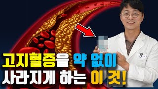 이걸 꾸준히 드시면 고지혈증이 약 없이 사라집니다 콜레스테롤 수치를 낮추는 검증된 영양제 [upl. by Kreitman]