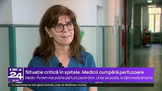 Pacient în România Medic Ne trezim că nu avem perfuzoare că nu avem anumite medicamente [upl. by Auqeenahs818]