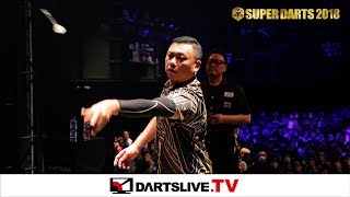 【浅田 斉吾 VS ハリス・リム】SUPER DARTS 2018 FIRST ROUND MATCH 7 [upl. by Los]