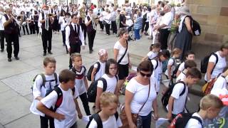 2014 Lëtzebuerg Sprangpressessioun Dancing Procession of Echternach [upl. by Anai570]