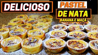 Receita Tradicional de Pastel de Belém ou de Nata Aprenda a Fazer em Casa e em sua Padaria [upl. by Clayborn]