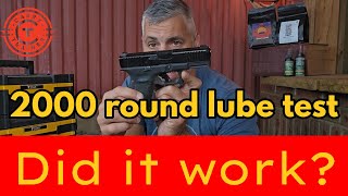 2000 round lube test on Glock Did it blow up [upl. by Leatrice]