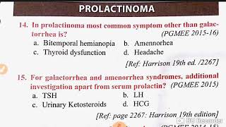 Prolactinoma mcq [upl. by Glaudia]