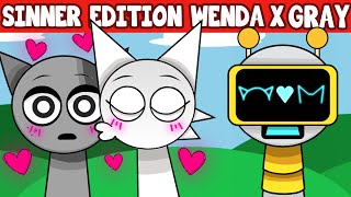 Incredibox Sprunki Sinner Edition But With WenDa x Gray Kiss  All Reactions [upl. by Dari]