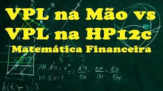 Vpl na mão versus Vpl na Hp12c [upl. by Mercedes]