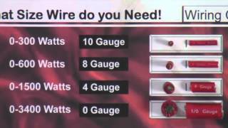 Install Tips What Size Power Wire Do I Need [upl. by Sib]