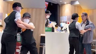 マクドナルド 柏店 店員 ブチギレ 喧嘩 動画 警察沙汰 炎上 「表出ろ！この野郎！！」山崎 店員 特定 本名 チャレンジクルー 2024年5月3日 [upl. by Radcliffe215]