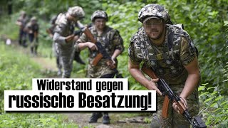 So kämpfen Ukrainer in den besetzten Gebieten gegen Putin [upl. by Erdnuaed669]