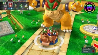 Mario Party 10 Bowser Party 77 Mario Luigi Yoshi Spike Mushroom Park Master Difficulty [upl. by Emera346]