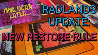 Radlands Update New Restore Rule [upl. by Yrreg]