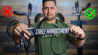 Cable Management Tips How to Properly Gaff Tape your and Wrap your Cables like a PRO [upl. by Dlonra]