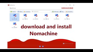 Nomachine Setup  Download install and use Nomachine on Windows [upl. by Amarillis232]