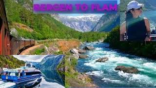 Bergen to Flam  Fjord cruise  Norway in a nutshell  norway fjordnorway trainjourney ferryride [upl. by Myer]