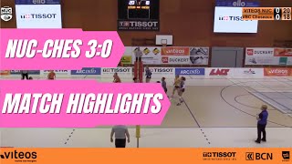 Match Highlights Viteos NUC vs VBC Cheseaux [upl. by Aehcim]