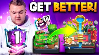 HOW TO IMPROVE IN CLASH ROYALE [upl. by Oderfigis462]