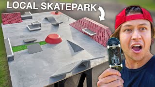 Remaking My Local Skatepark As A Fingerboard Park [upl. by Yesteb205]